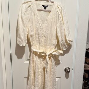 Ralph Lauren Cream Midi Dress